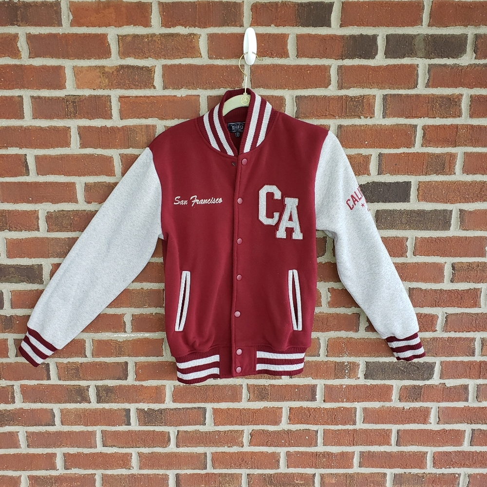 Maroon Letterman Jacket